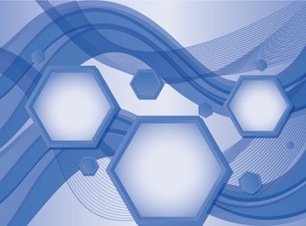 background design with abstract patterns in blue vector image