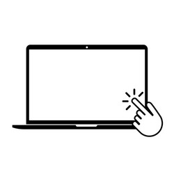 digital technology concept computer mouse click vector image