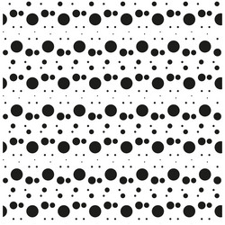 black dots in rows minimal repeat layout vector image