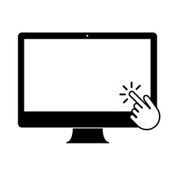 digital technology concept computer mouse click vector image