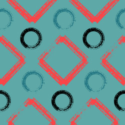 seamless pattern abstract background square vector image