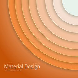 Abstract Circles & Lines - Material Style vector image