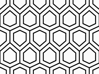 abstract geometric pattern with hexagons vector