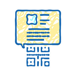 qr code for find product color icon vector image