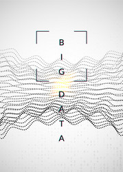 big data background technology for visualization vector image