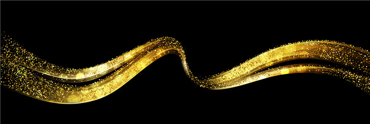 Abstract shiny color wave design element Vector Image
