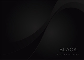 abstract black curve line background overlap vector image