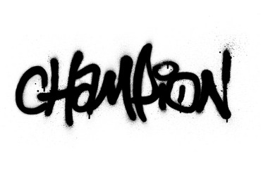 Black Graffiti Word Spray Vector Image