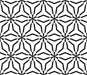 ornamental seamless pattern triangular lattice vector image