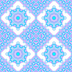 seamless pattern from abstract elements vector image