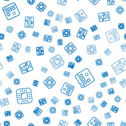set line processor with cpu loading data window vector image
