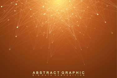 Global Network & Data Connection vector image