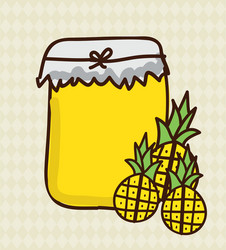 Pineapple Jam Labels Vector Images (97)