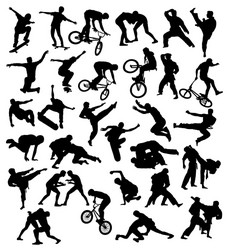Sport Silhouettes Collection Vector Image