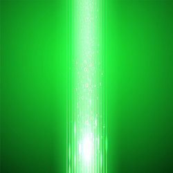green background with stream of binary code vector image