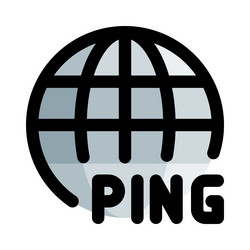 ping a method for testing network vector image