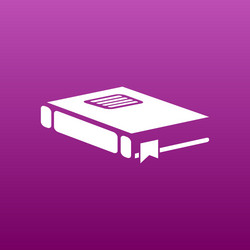 web button flat design with shadow vector image