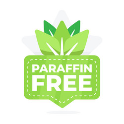 paraffin free product seal with nature-inspired vector