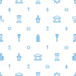 Urban icons pattern seamless white background Vector Image