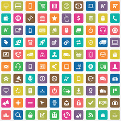 e-commerce 100 icons universal set for web and ui vector image