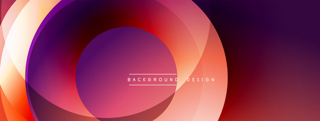 background design with overlapping circular vector image