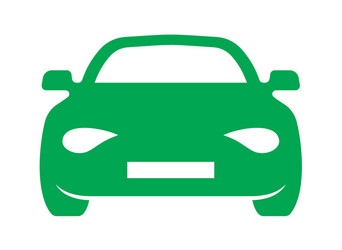 car outline icon vector