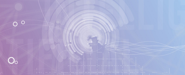 conceptual technology of artificial intelligence vector image