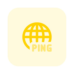ping a method for testing network vector image