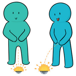 Men Peeing Vector Images (over 550)
