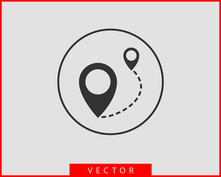 map icons marker pointer pin location icon gps vector image