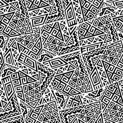 Aztec seamless pattern Royalty Free Vector Image