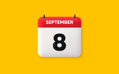 September 8 Calendar Vector Images (over 100)