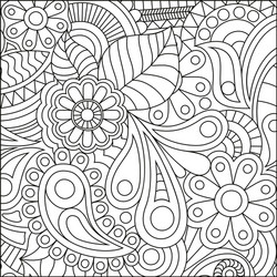 Intricate Floral Pattern Vector Image