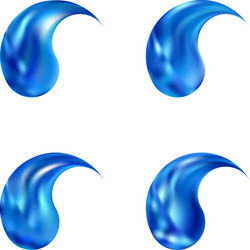 smooth background in form a shape vector image