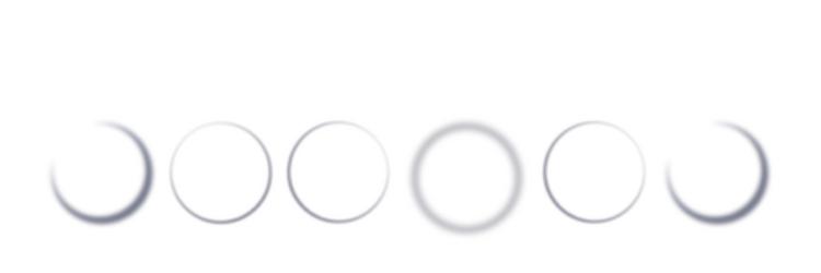 Realistic round shadow with soft edges gray round Vector Image