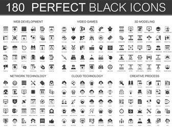 web development video games 3d modeling network vector image