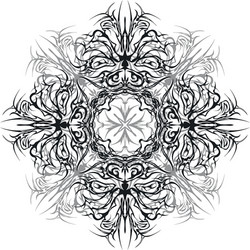 abstract monochrome pattern vector image
