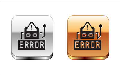 Black error in operation program robot vector