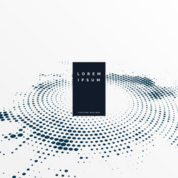 Abstract perspective halftone background Vector Image
