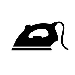 Iron Icon - Laundry Symbol Vector Image