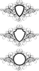 board with patterns set vector image