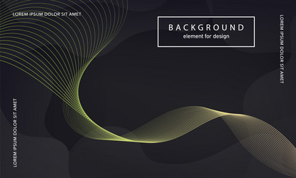 Abstract background wave element for design vector