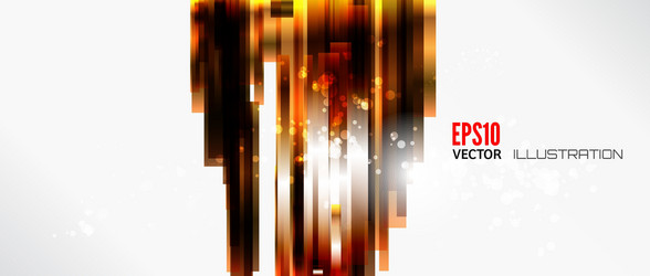 abstract lines background with colored elements vector image