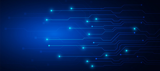 Technology background with hi-tech digital data vector
