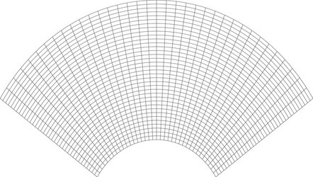 grid mesh with distorted deformed effect abstract vector image