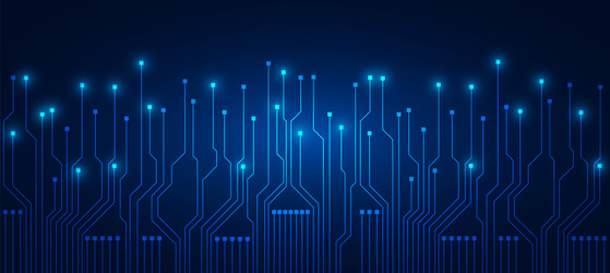 Technology background with hi-tech digital data vector