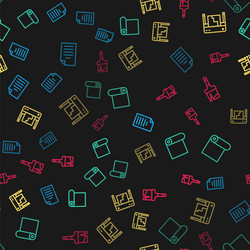 set line file document roll paper plotter vector image