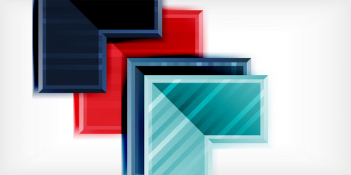 arrow symbols created with 3d effects and line vector image