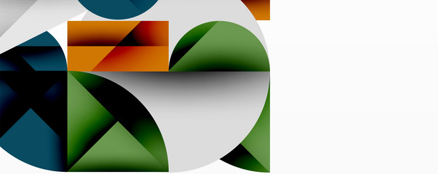 abstract geometric design with intersecting vector image