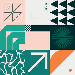 digital design abstract pattern vector image